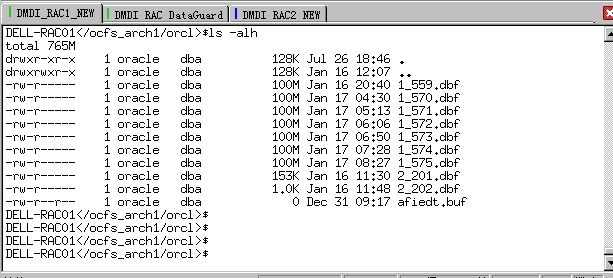 Oracle9.2.0.7 RAC , 例項2的歸檔到了例項1的歸檔目錄 ？