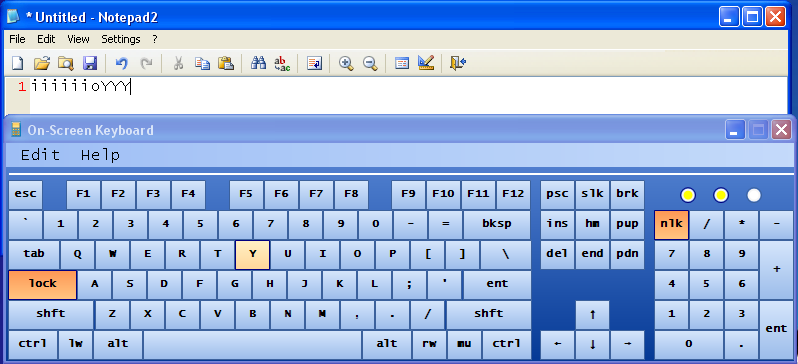 C# 實現螢幕鍵盤 (ScreenKeyboard)